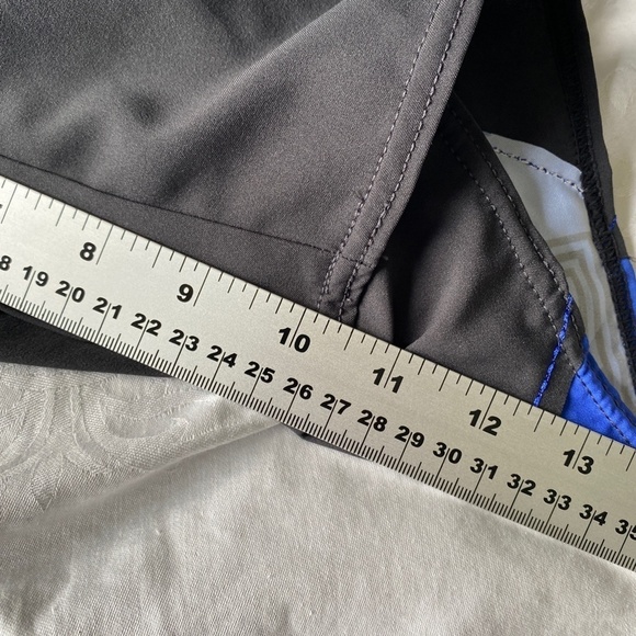 Billabong Women's Black‎ Board Shorts Blue Leg Logo Size 7 - Picture 14 of 15